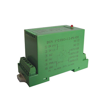 26、DIN-1X2-ISOD系列4-20mA环路信号一进二出低成本隔离分配器